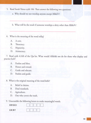 Weekend Learning Islamic Studies Level 5