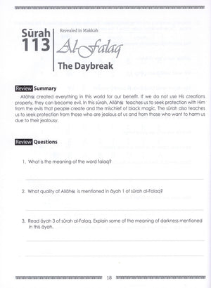 Weekend Learning Juz' Amma (Part 30) Workbook Volume 1