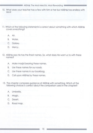 Weekend Learning Islamic Studies Workbook Level 3