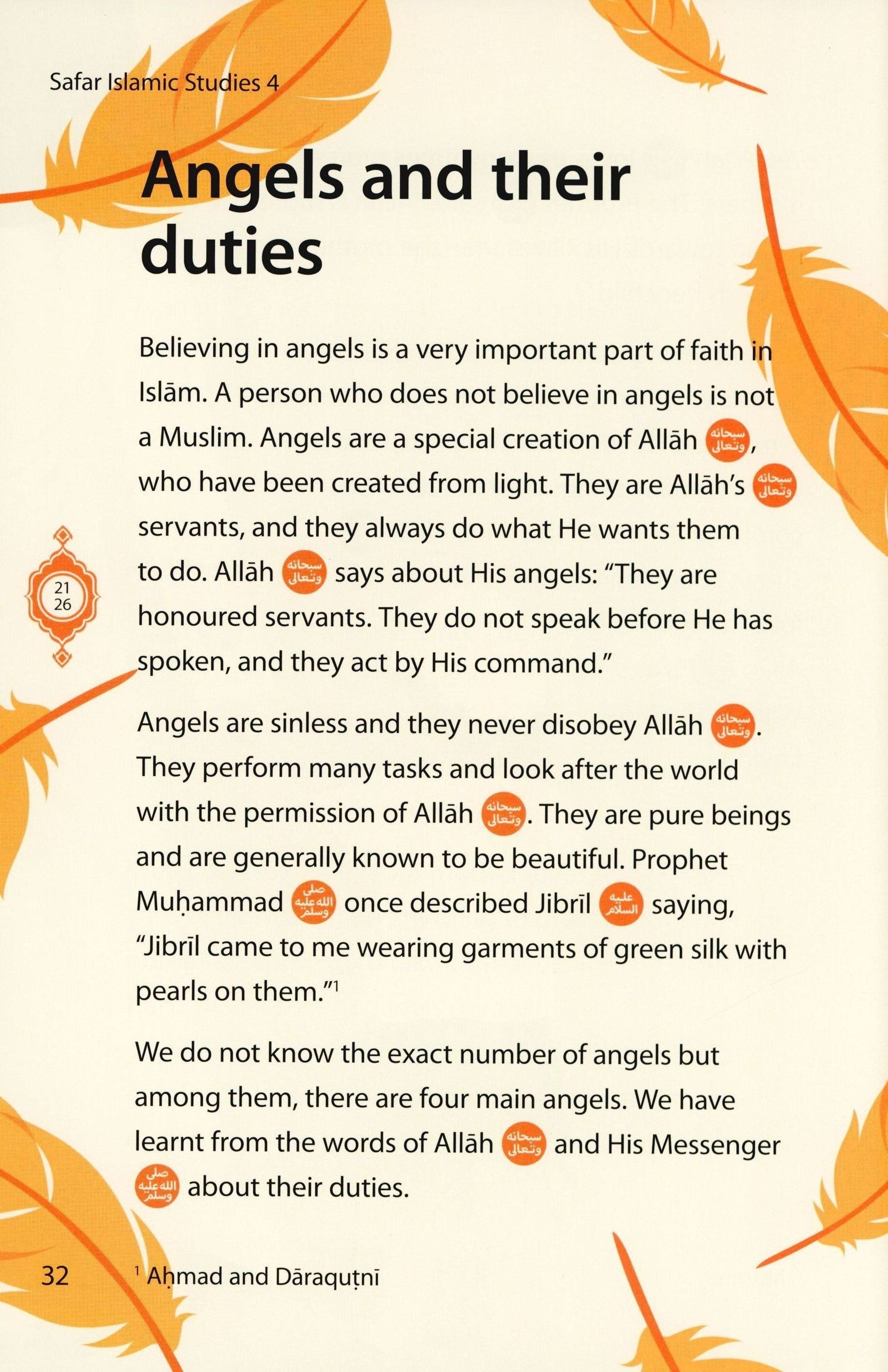 Safar Islamic Studies Textbook 4