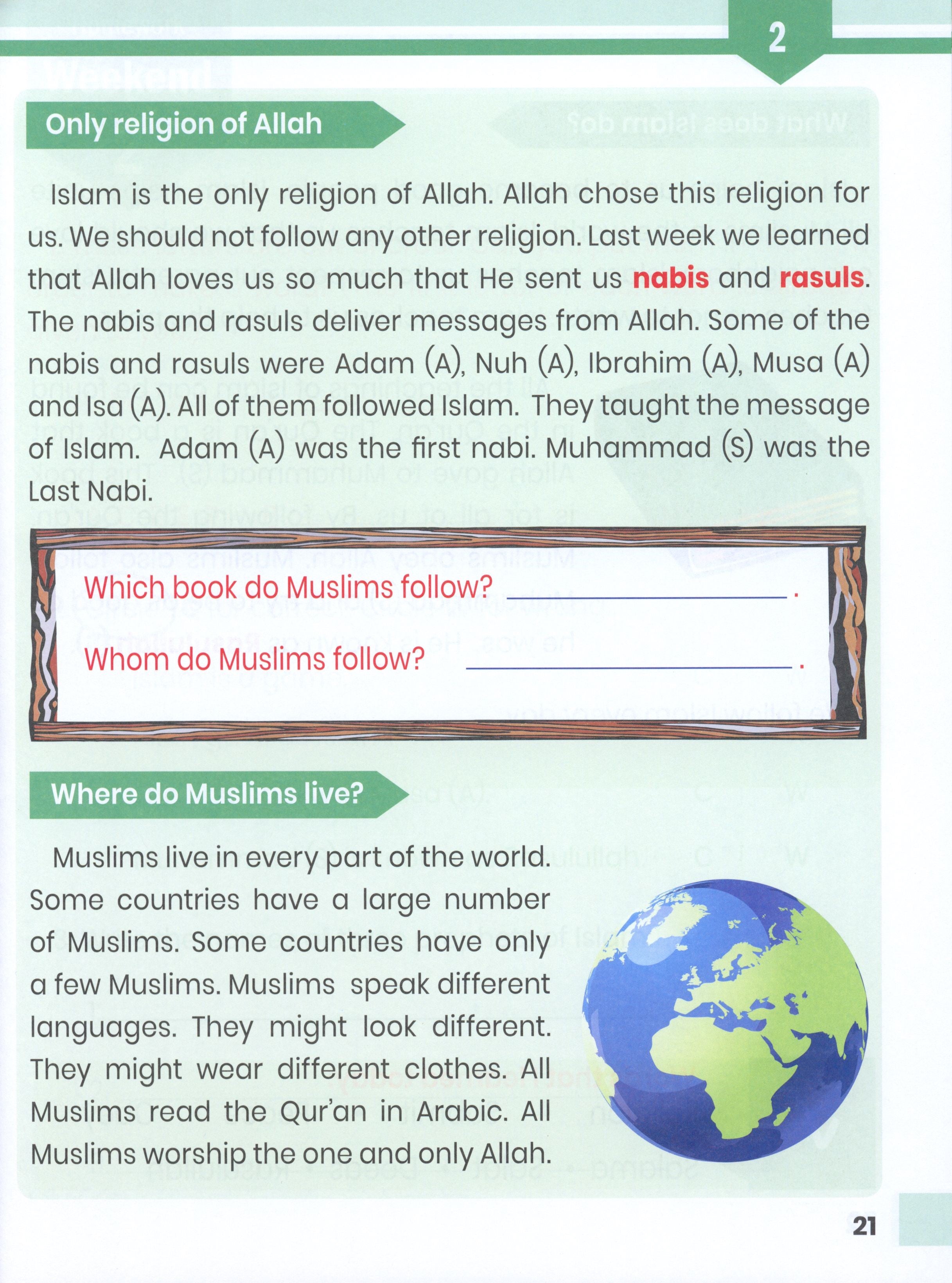Weekend Learning Islamic Studies Level 1