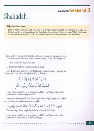Weekend Learning Islamic Studies Level 11 & 12