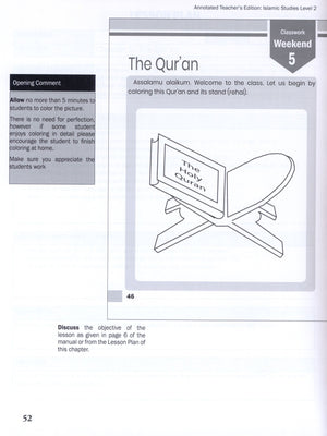 Weekend Learning Islamic Studies Teacher Manual Level 2