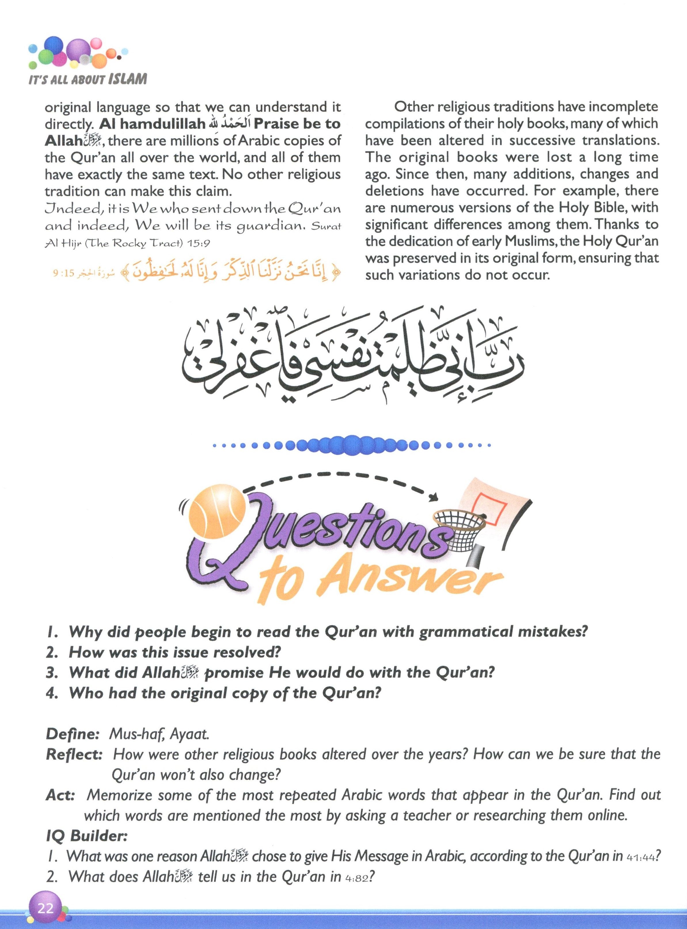 It's ALL About Islam Level 8