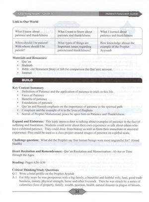 Learning Islam Teacher Book Level 3 (8th Grade)