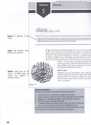Weekend Learning Islamic Studies Teacher Manual Level 7
