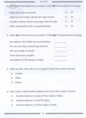 Weekend Learning Islamic Studies Workbook Level 1