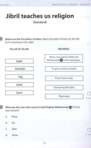 Safar Islamic Studies Workbook 2