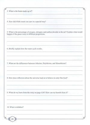 Learning Islam Workbook Level 1 (6th Grade)