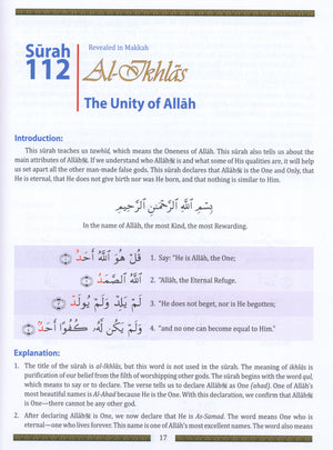 Weekend Learning Juz' Amma (Part 30) for School Students without Transliteration (Red)