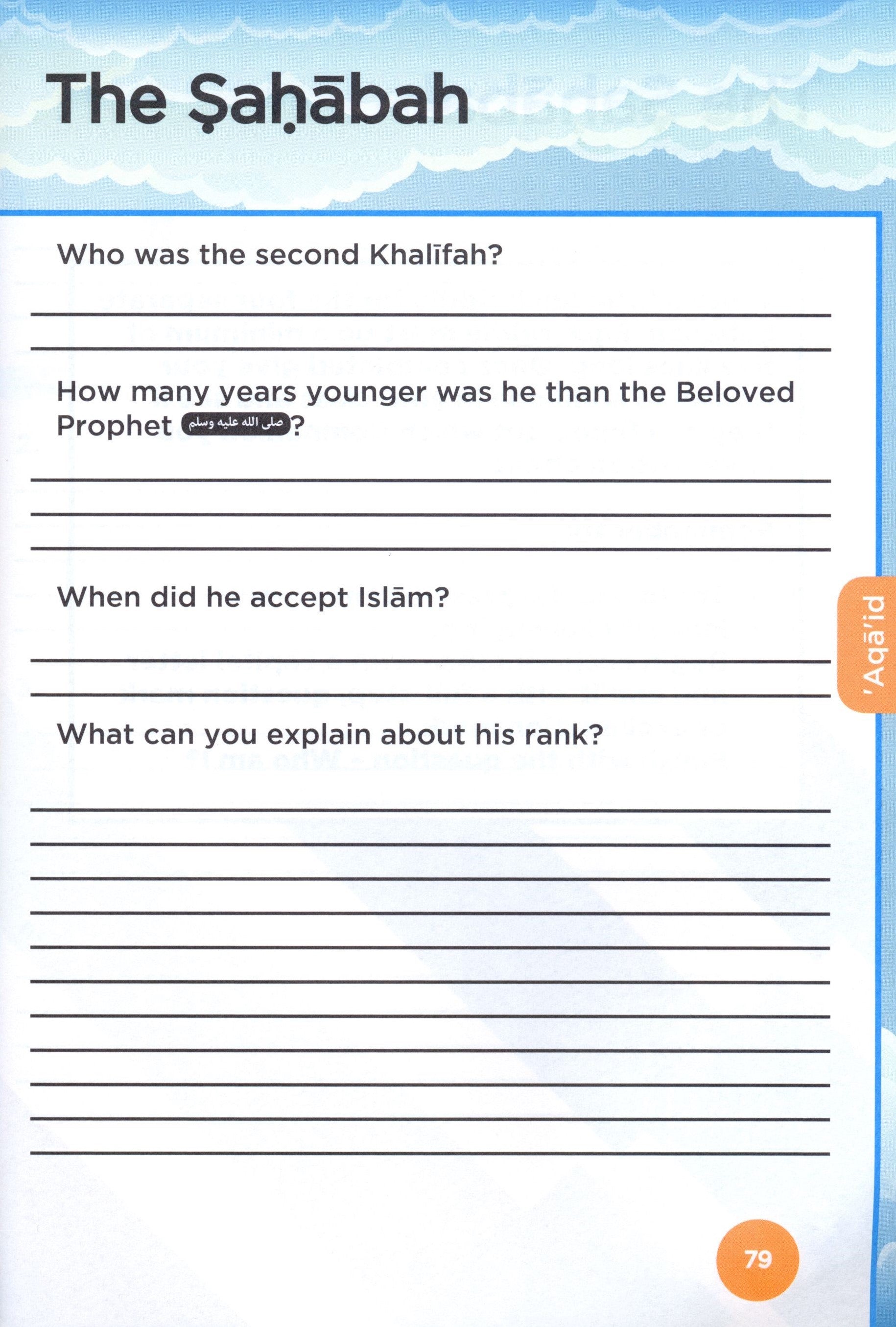 An Nasihah Islamic Curriculum Workbook 6 (Girls)