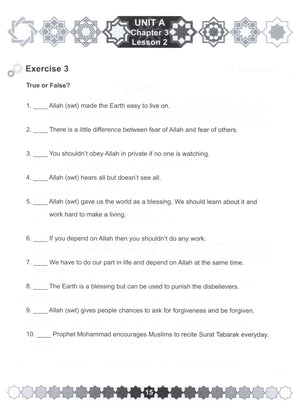 I Love Islam Weekend Edition Workbook Level 6