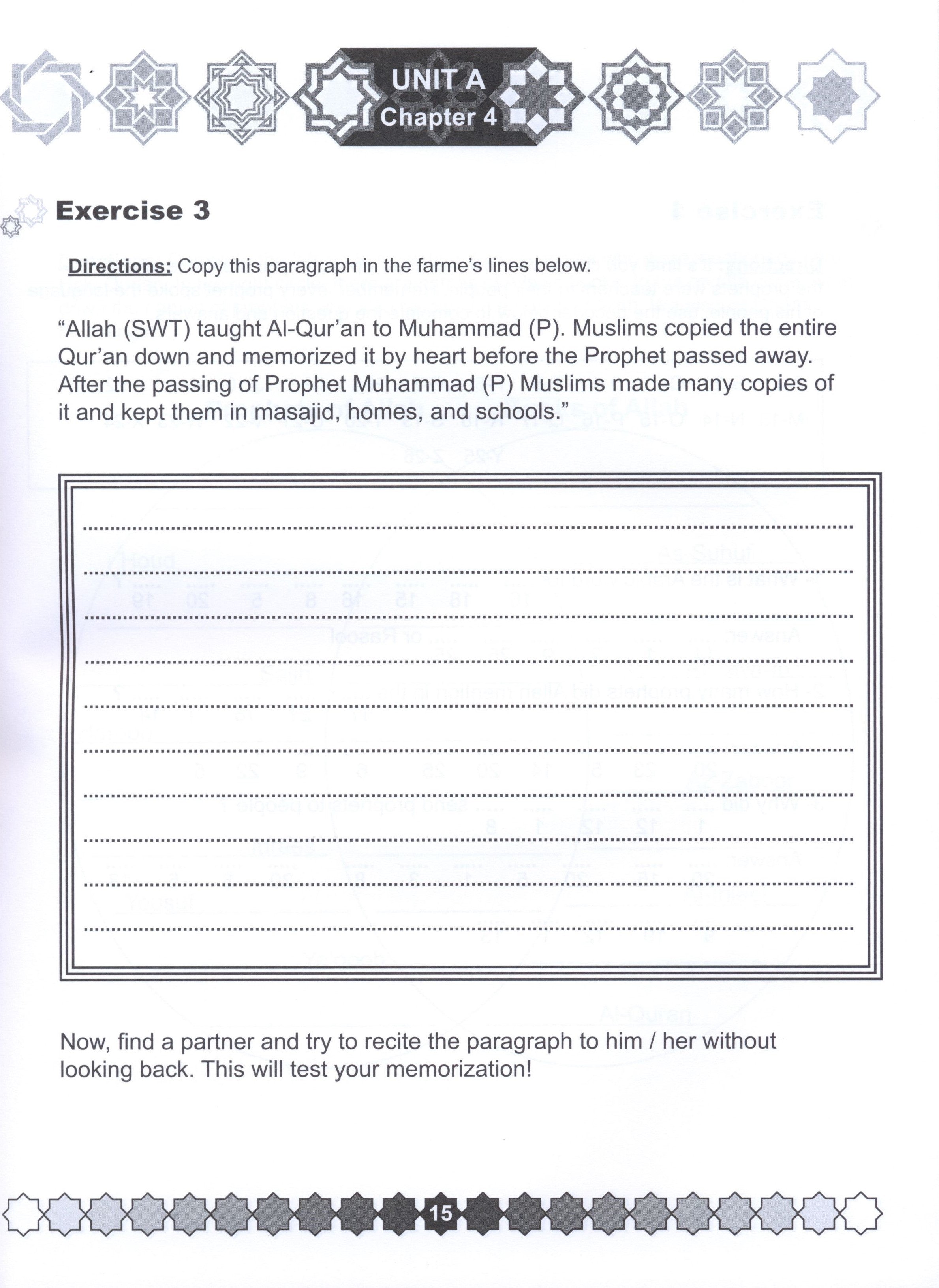 I Love Islam Workbook Level 3