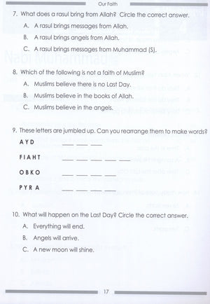 Weekend Learning Islamic Studies Workbook Level 1