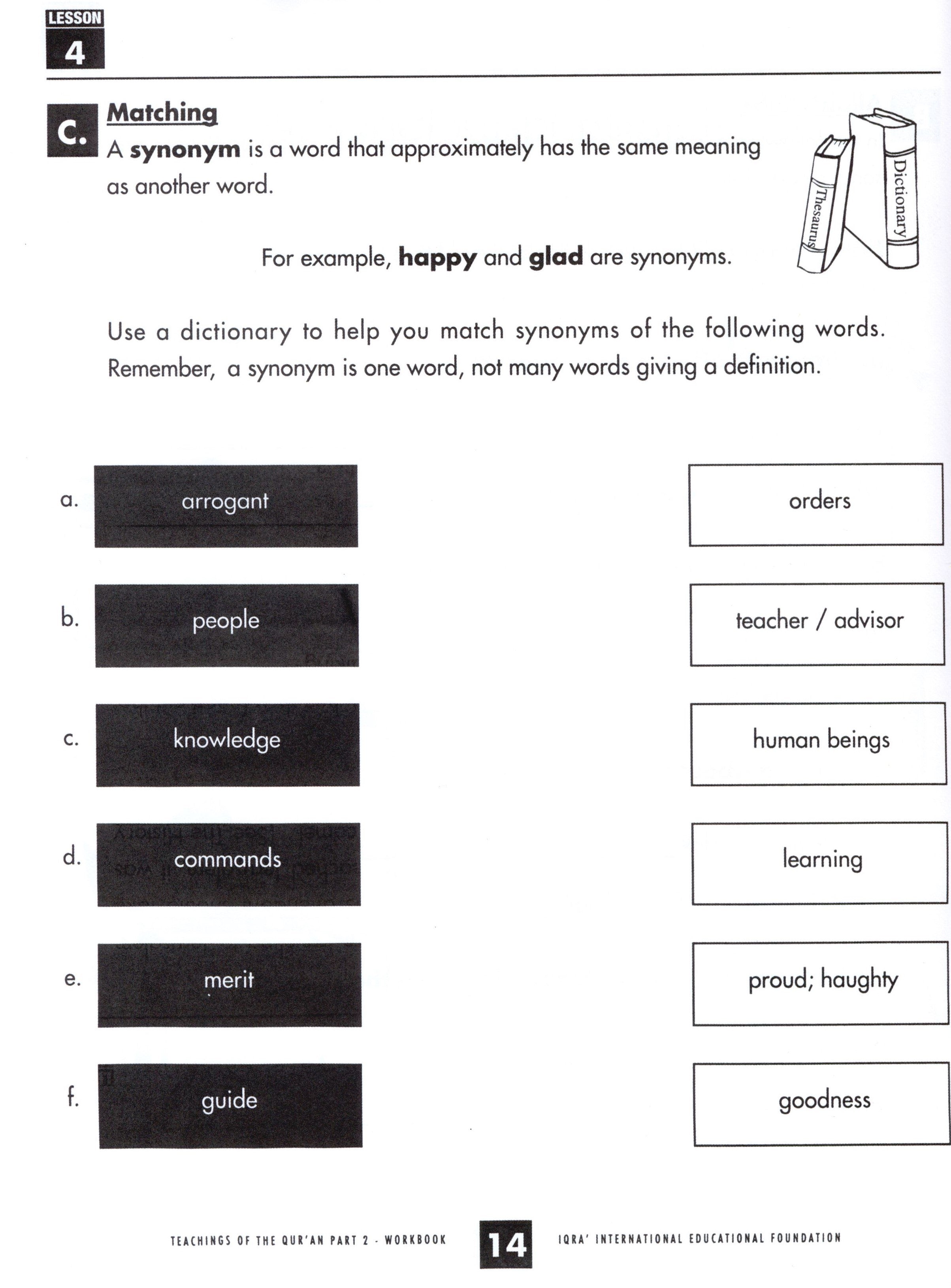 Teachings of the Qur'an Workbook Volume 2