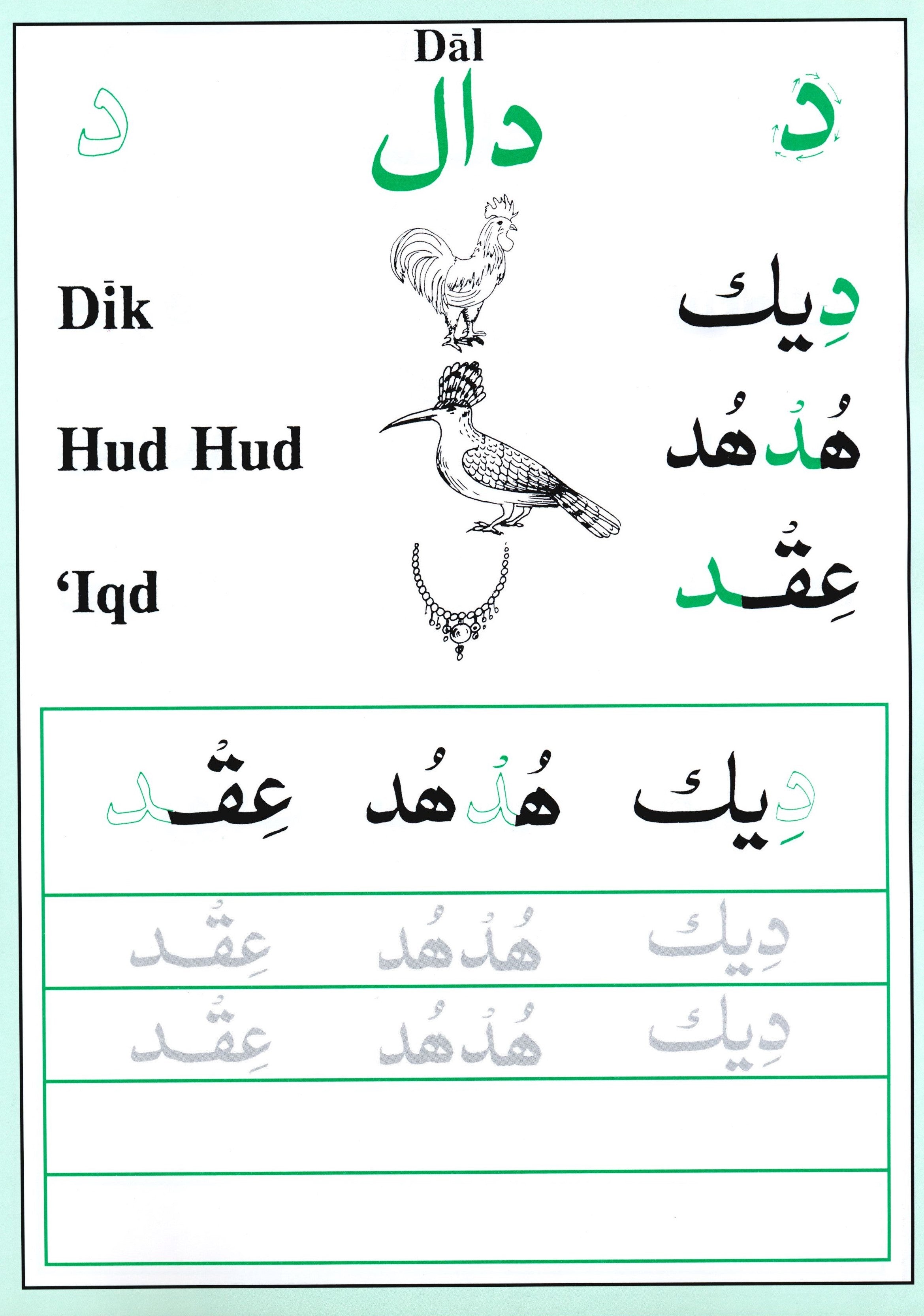 Shape and Forms of Arabic Letters أشكال الحروف العربية