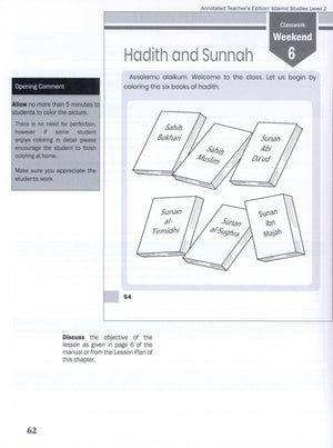 Weekend Learning Islamic Studies Teacher Manual Level 2
