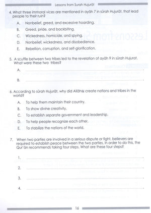 Weekend Learning Islamic Studies Workbook Level 8