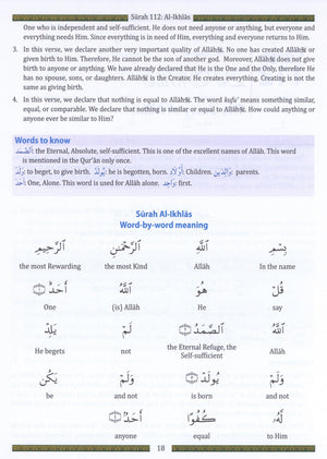 Weekend Learning Juz' Amma (Part 30) for School Students without Transliteration (Red)