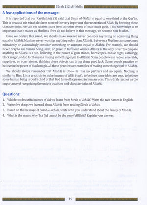 Weekend Learning Juz' Amma (Part 30) for School Students without Transliteration (Red)