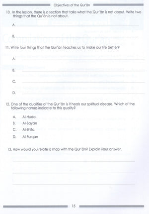 Weekend Learning Islamic Studies Workbook Level 6