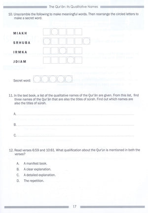 Weekend Learning Islamic Studies Workbook Level 7