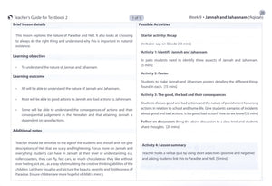 Safar Teacher’s Guide for Islamic Studies Book 2