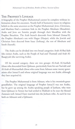 Muhammad Son of Abraham, Brother of Moses, Successor of Jesus