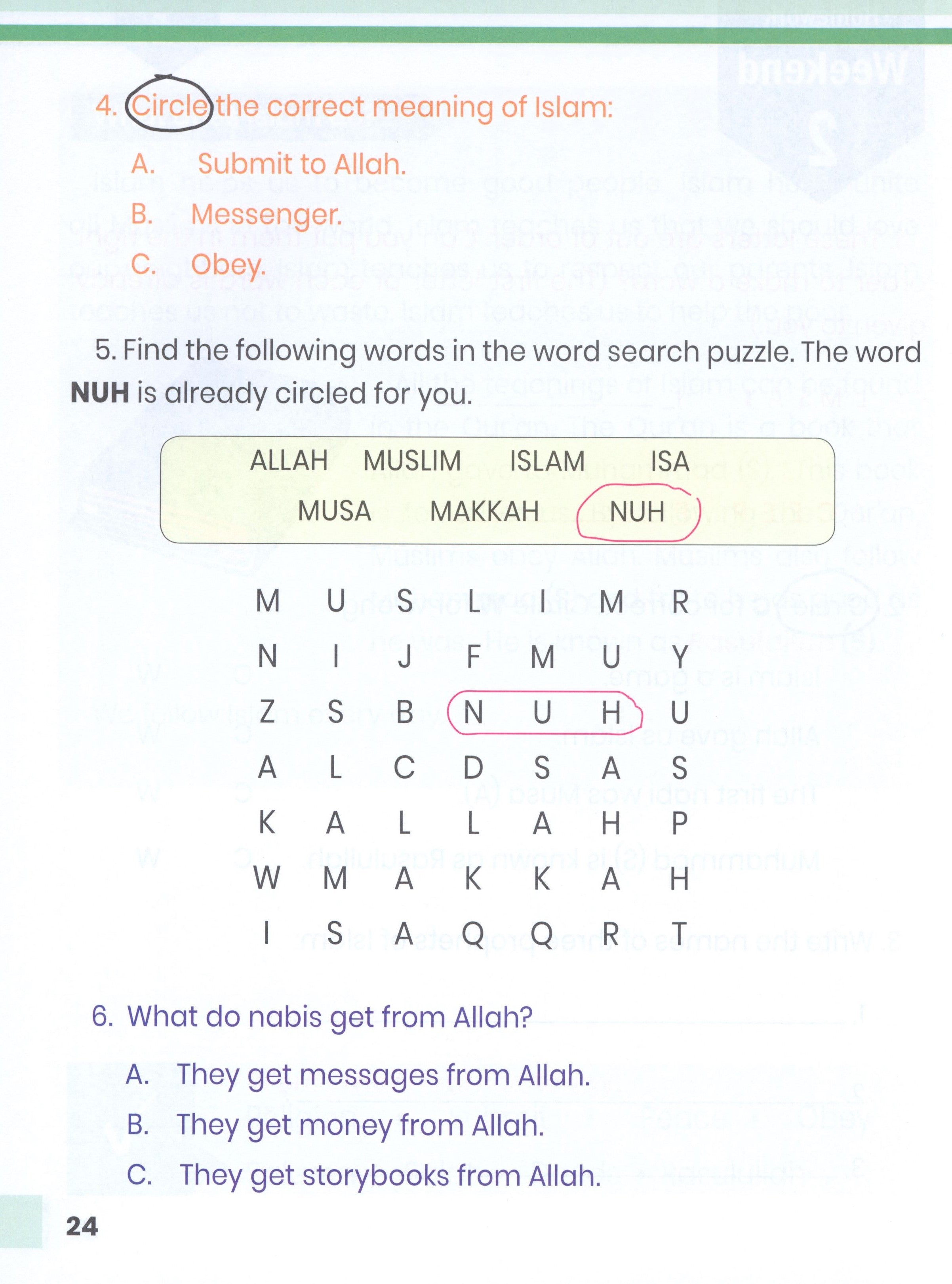 Weekend Learning Islamic Studies Level 1