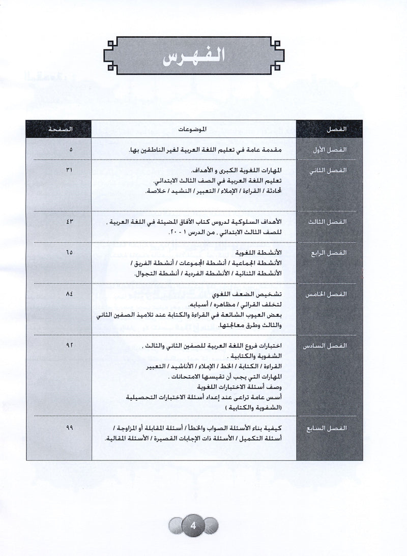 Horizons in the Arabic Language Teacher Book Level 3 الآفاق في اللغة العربية كتاب المعلم
