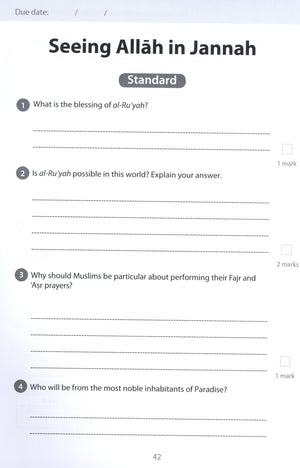 Safar Islamic Studies Workbook 6