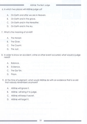 Weekend Learning Islamic Studies Workbook Level 3