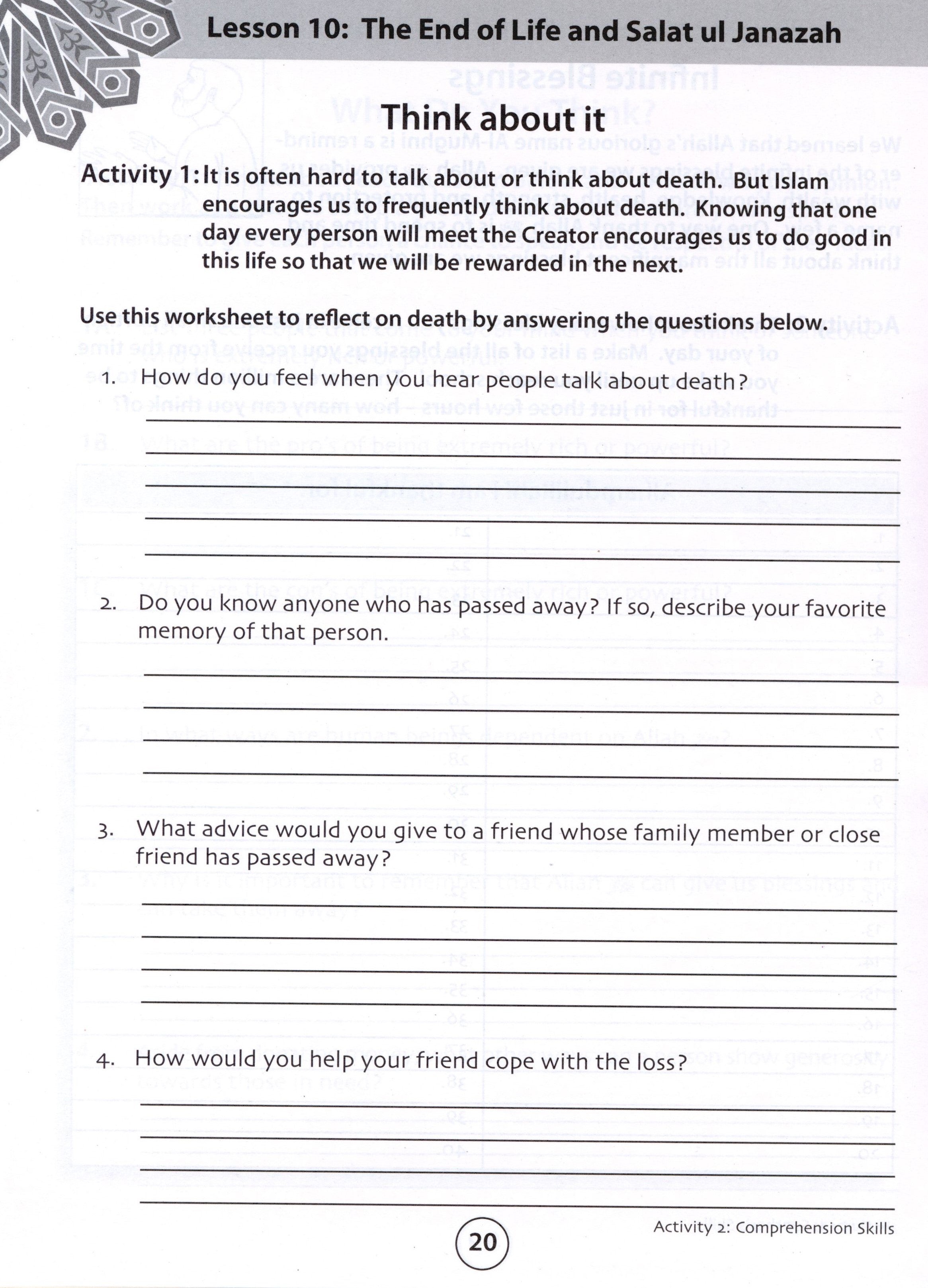 We Are Muslims Workbook Grade 6