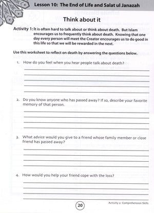 We Are Muslims Workbook Grade 6