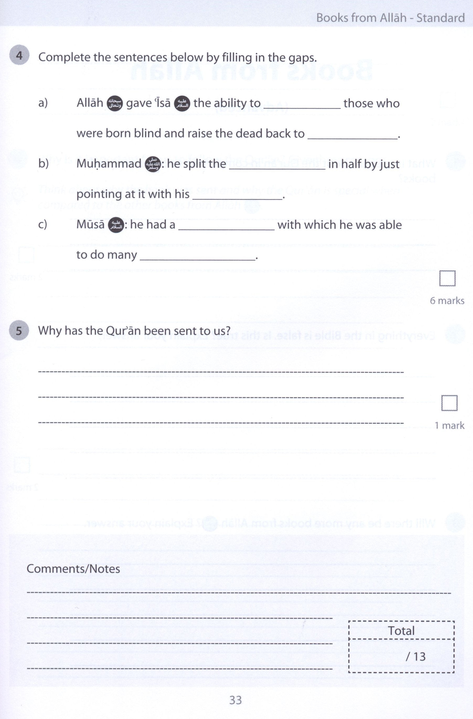 Safar Islamic Studies Workbook 3