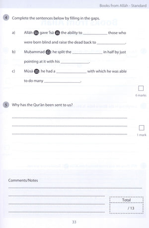 Safar Islamic Studies Workbook 3
