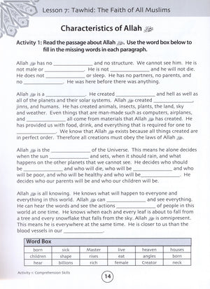 We Are Muslims Workbook Grade 5