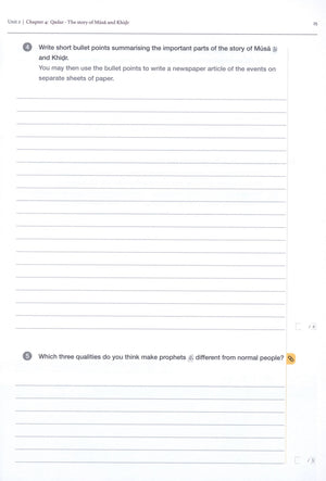 Safar Islamic Studies Workbook 7
