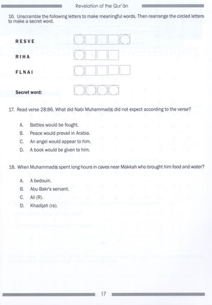 Weekend Learning Islamic Studies Workbook Level 5