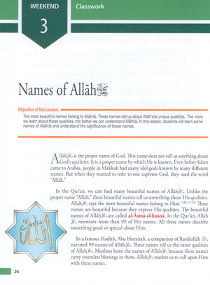 Weekend Learning Islamic Studies Level 4