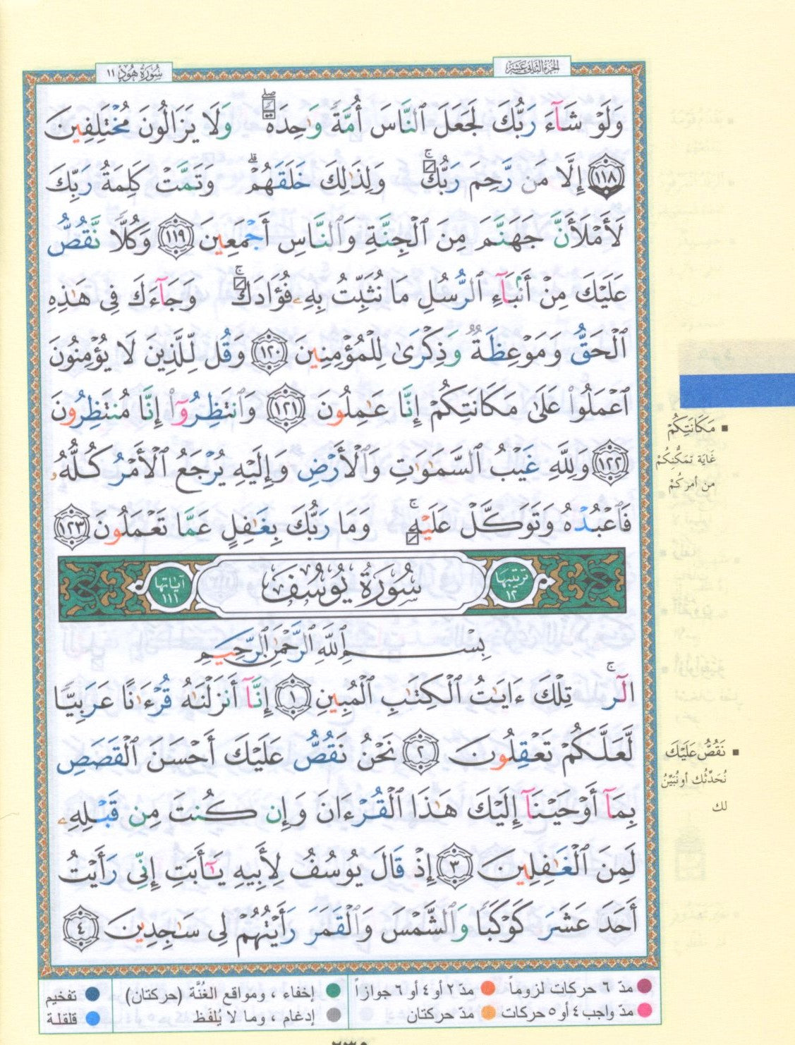 Color Coded Tajweed Qur'an With Zipper 4