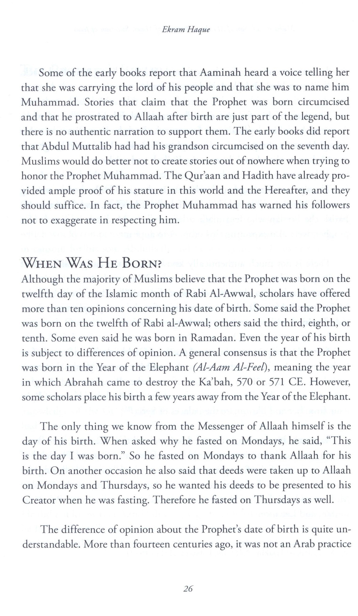 Muhammad Son of Abraham, Brother of Moses, Successor of Jesus