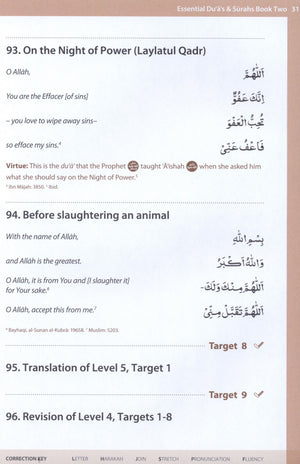 Essential Duas and Surahs Book 2 (Urdu Script)