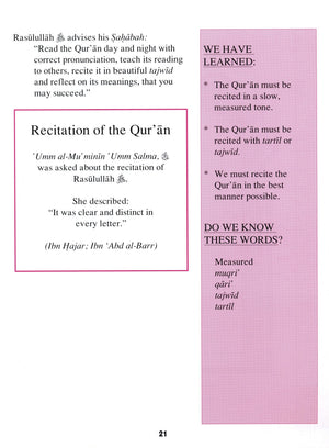 Teachings of the Qur'an Textbook Volume 1