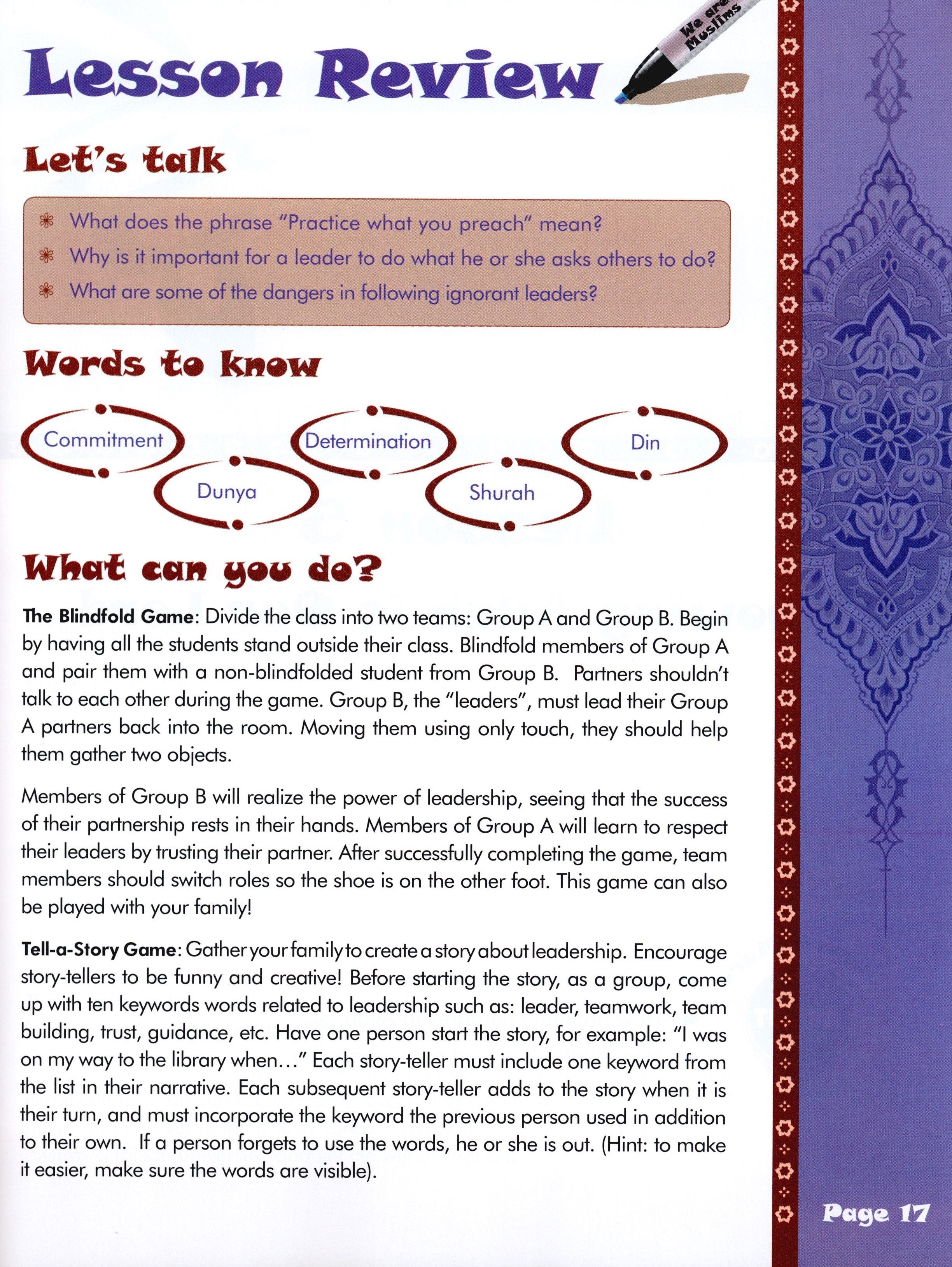 We Are Muslims Textbook Grade 6