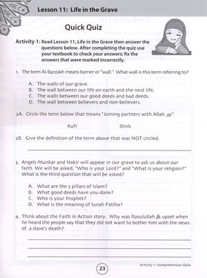 We Are Muslims Workbook Grade 6