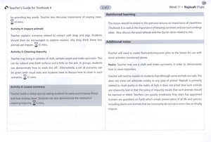 Safar Teacher’s Guide for Islamic Studies Book 4