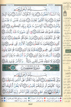 Tajweed Quran Velvet Cover (5.5