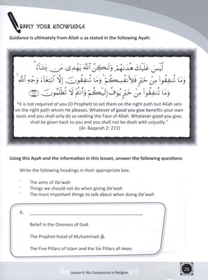 Teachings of the Qur'an Workbook Volume 3