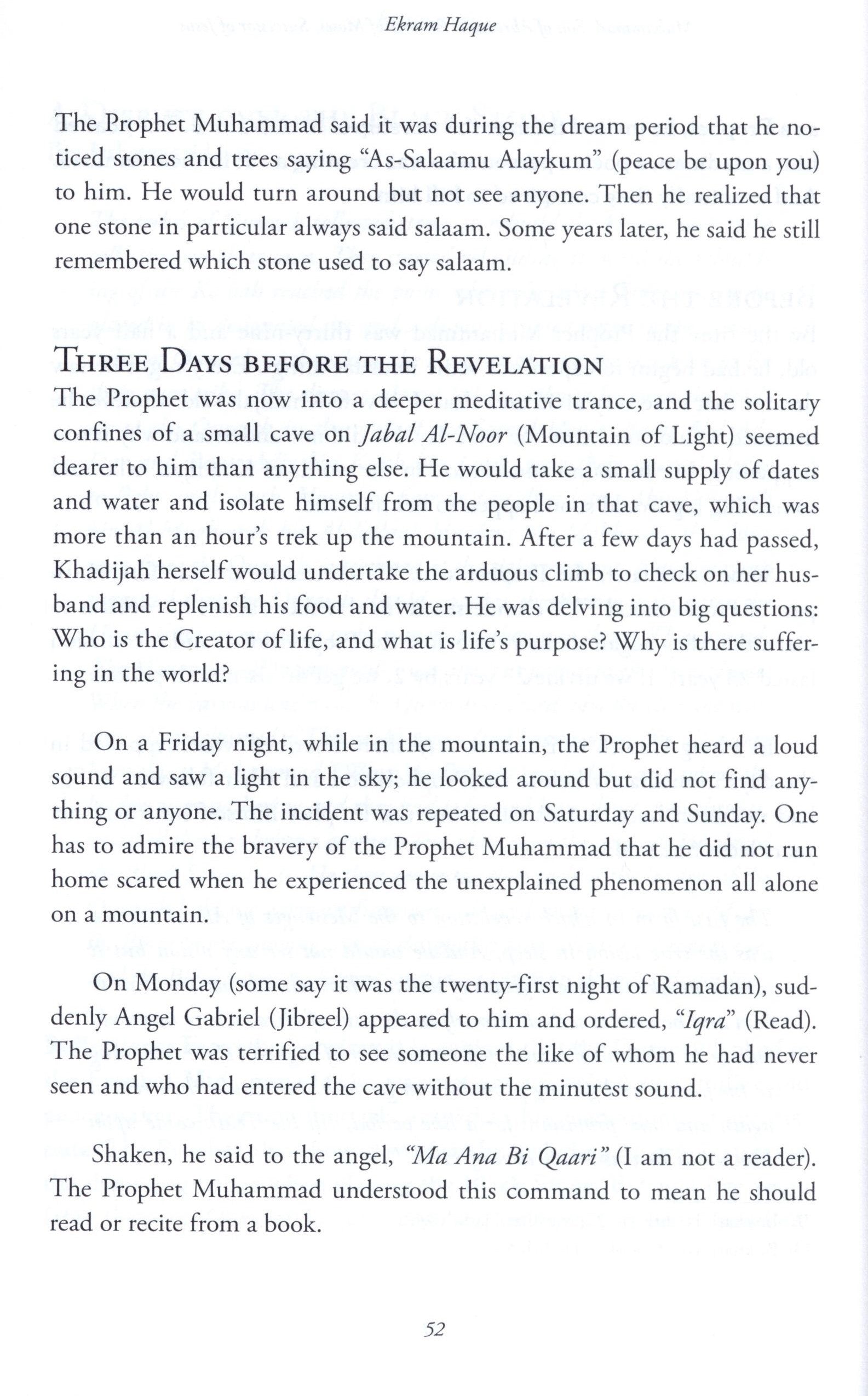 Muhammad Son of Abraham, Brother of Moses, Successor of Jesus